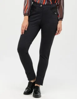 Pantalon slim noir