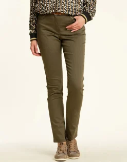 Pantalon stretch kaki