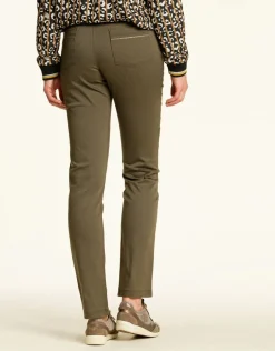 Pantalon stretch kaki