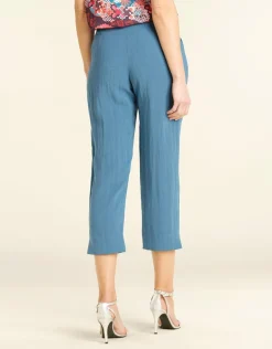 Pantalon tailleur bleu