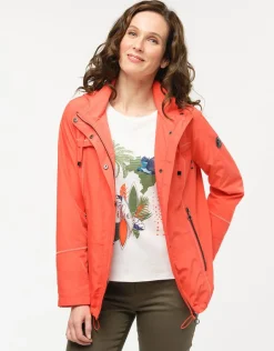 Parka courte corail