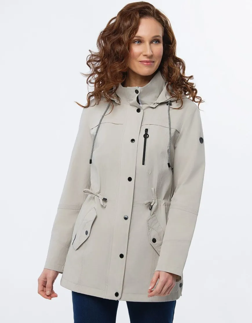 Parka gris clair