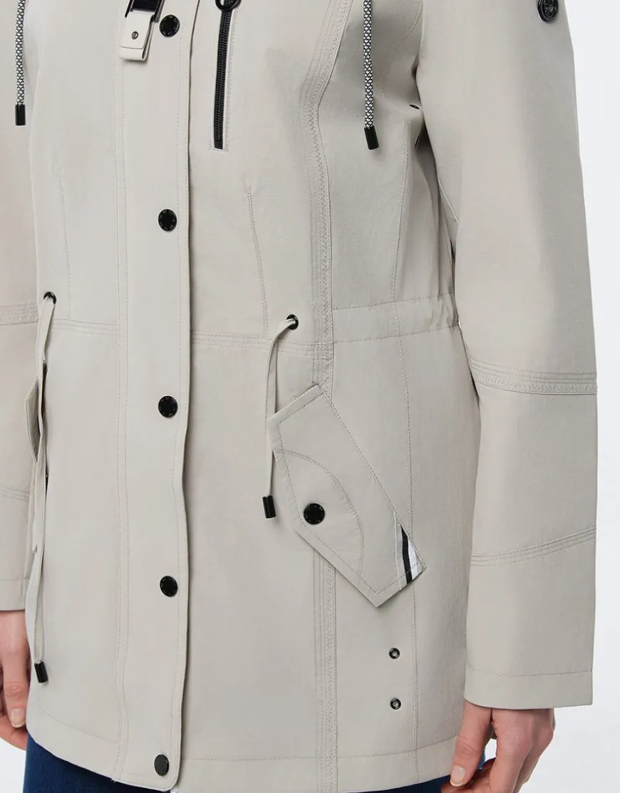 Parka gris clair