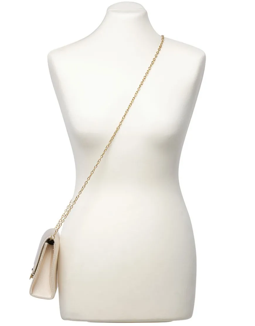 Pochette chic beige