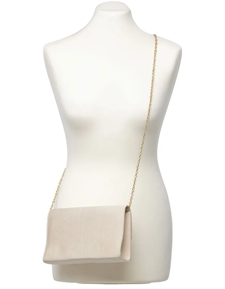 Pochette chic beige