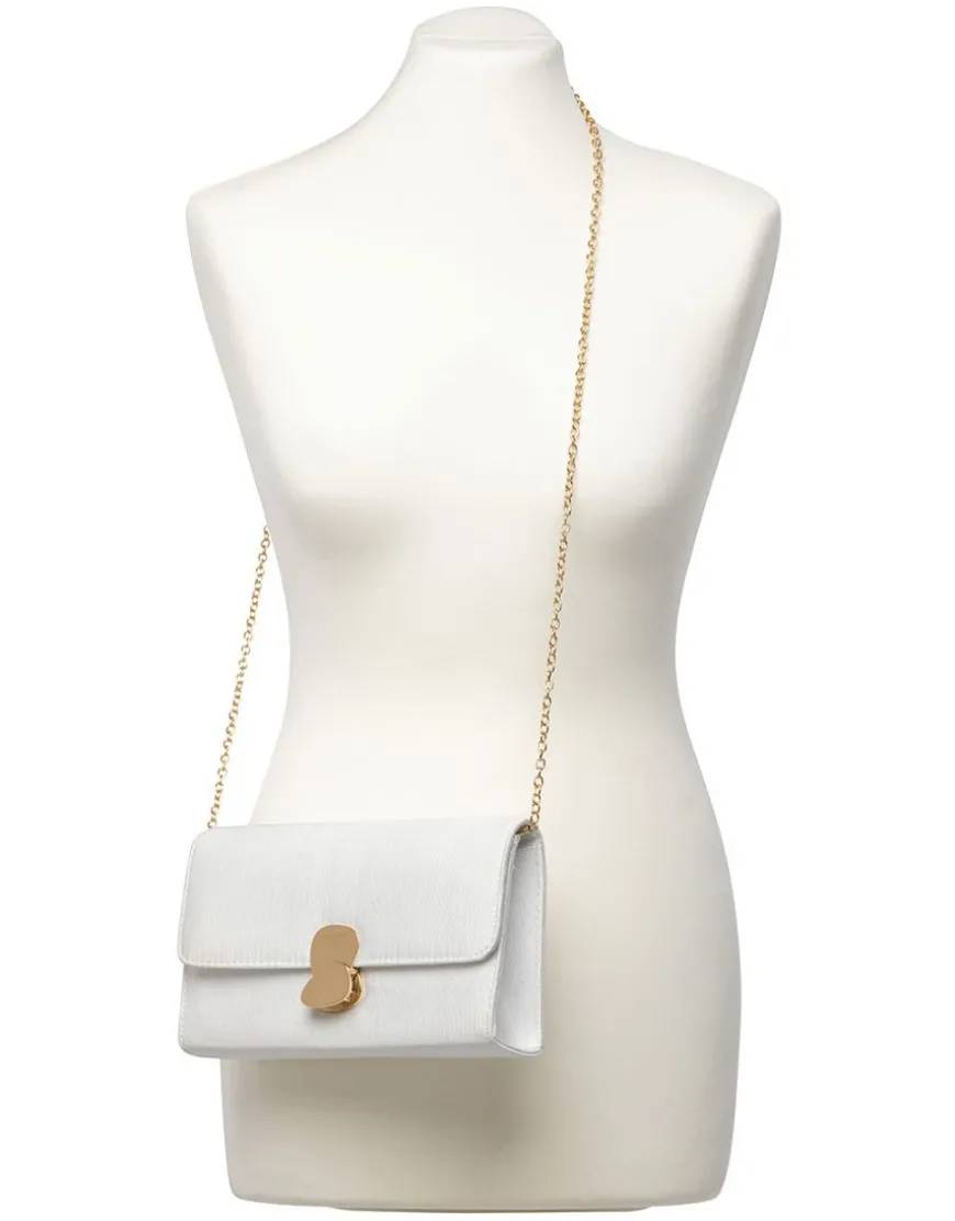 Pochette chic écru