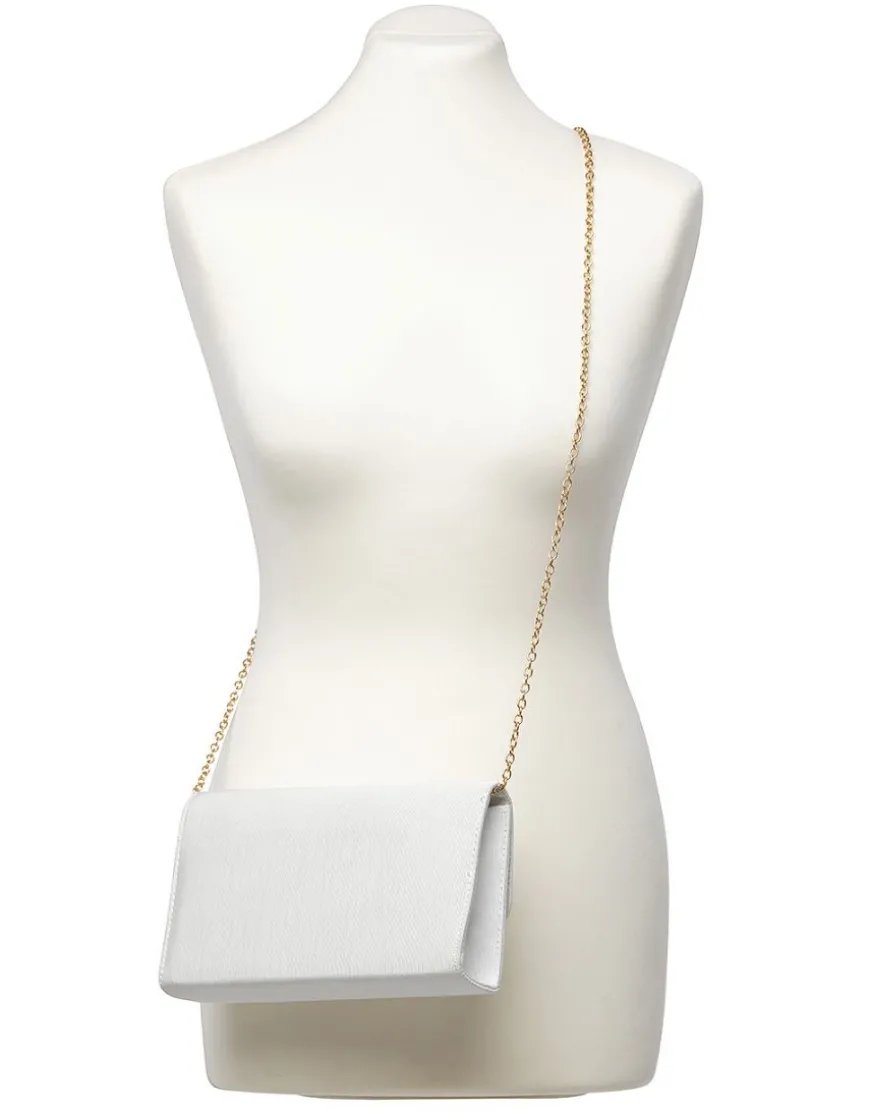 Pochette chic écru