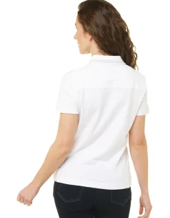 Polo coton blanc