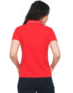 Polo rouge coton