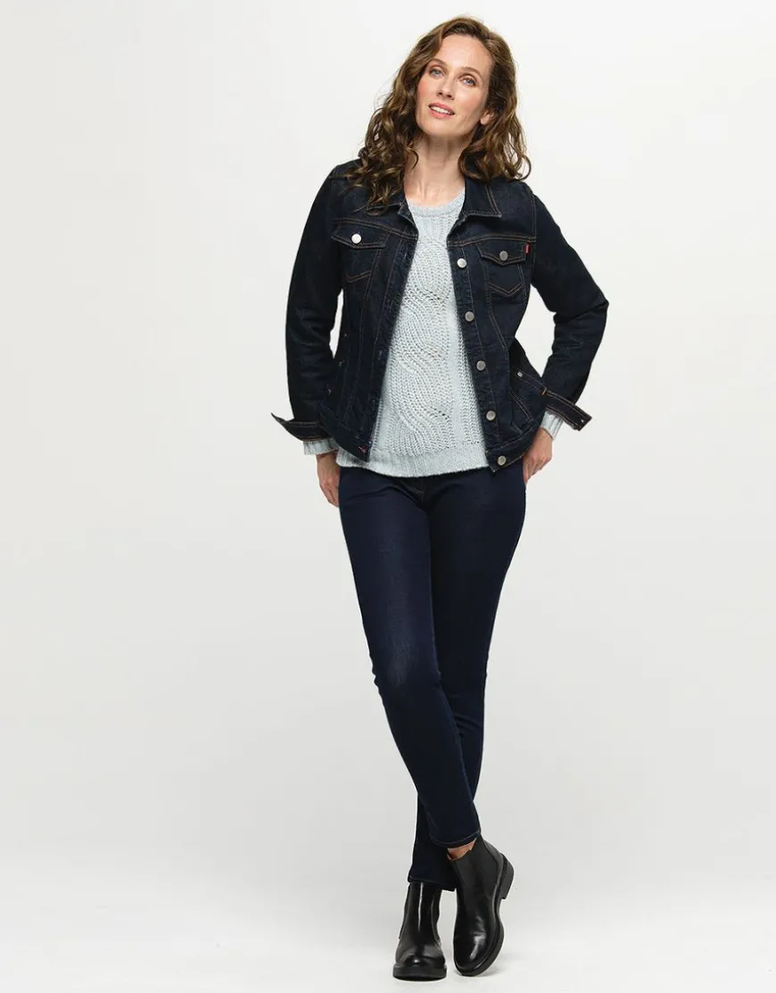 Pull bleu douillet