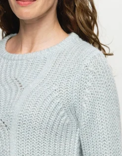 Pull bleu douillet