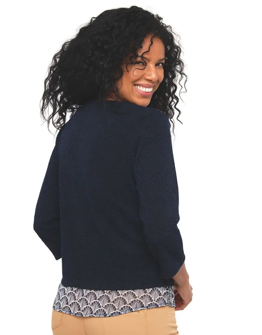 Pull bleu marine