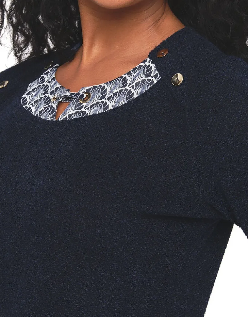 Pull bleu marine
