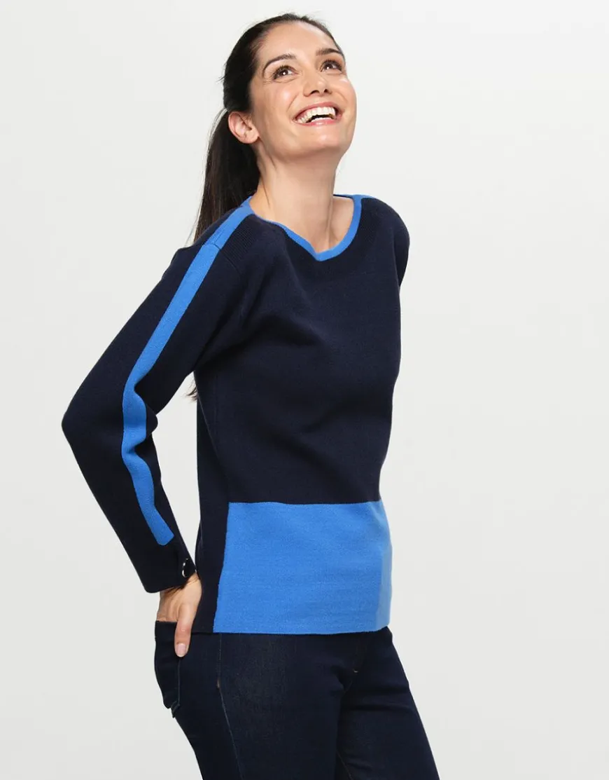 Pull bleu milano