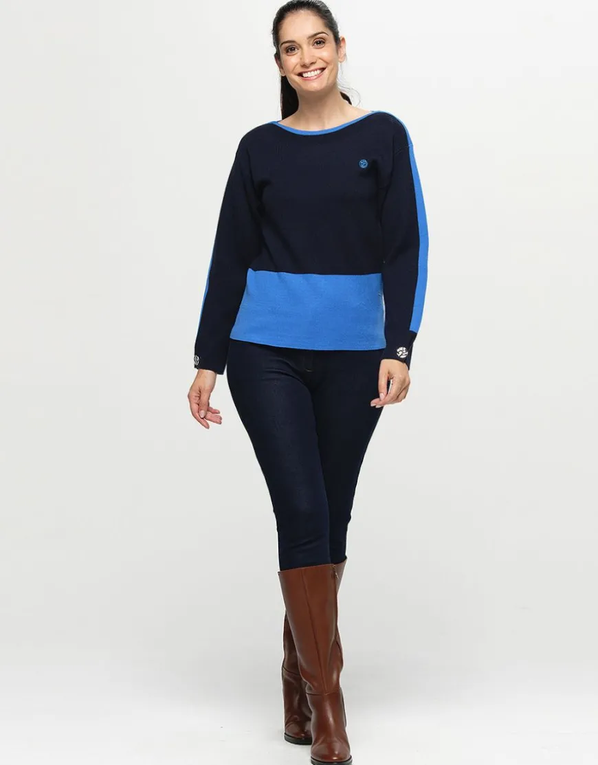 Pull bleu milano