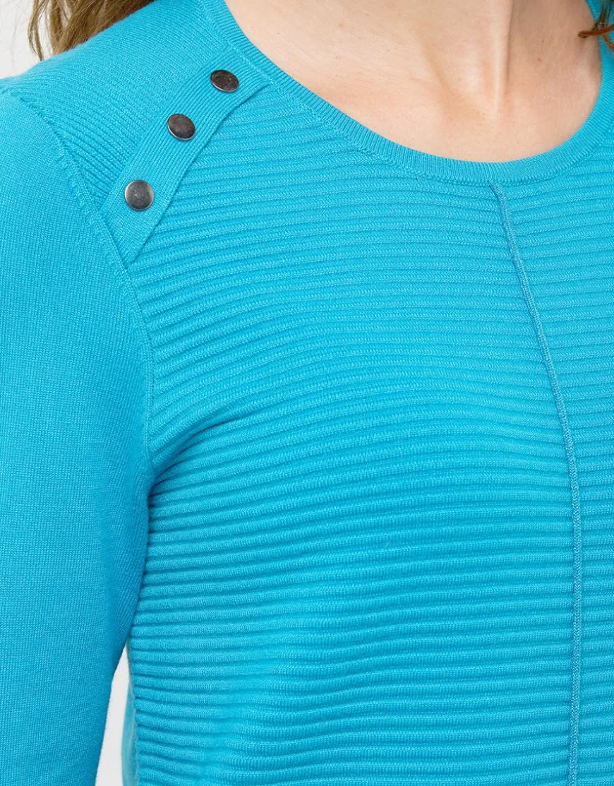 Pull bleu rayures