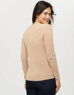 Pull brun laine cachemire