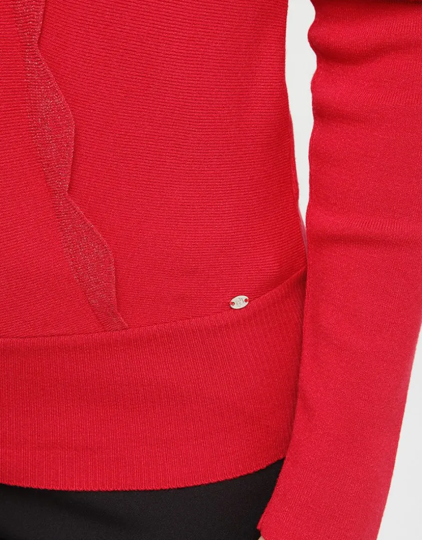 Pull cache-coeur rouge