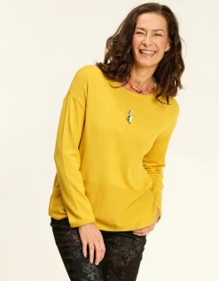 Pull tunique ocre