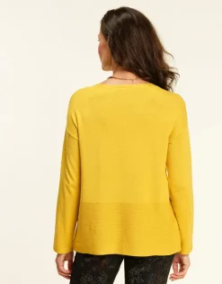 Pull tunique ocre