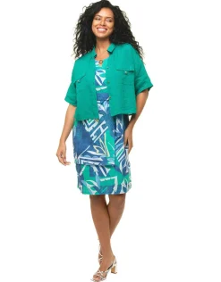 Robe 100 % coton bleu