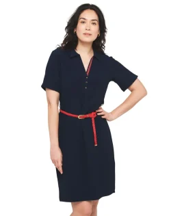 Robe chemisier marine