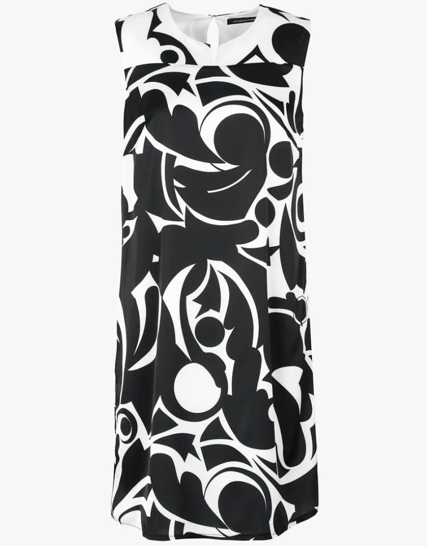 Robe chic noire en satin