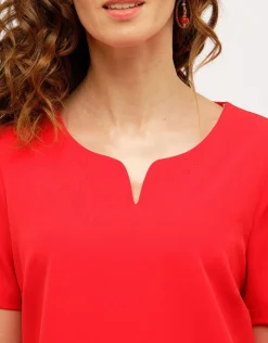 Robe chic rouge