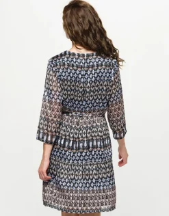 Robe droite imprimée
