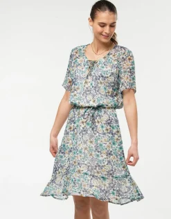 Robe fluide fleurie