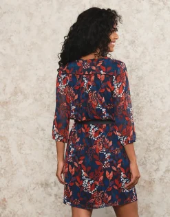 Robe fluide imprimée