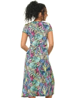 Robe longue imprimée