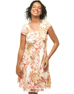 Robe rose coton