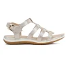 Sandales cuir beige doré GEOX