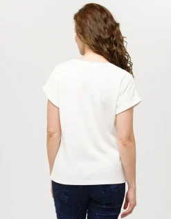 T-shirt 100% coton blanc
