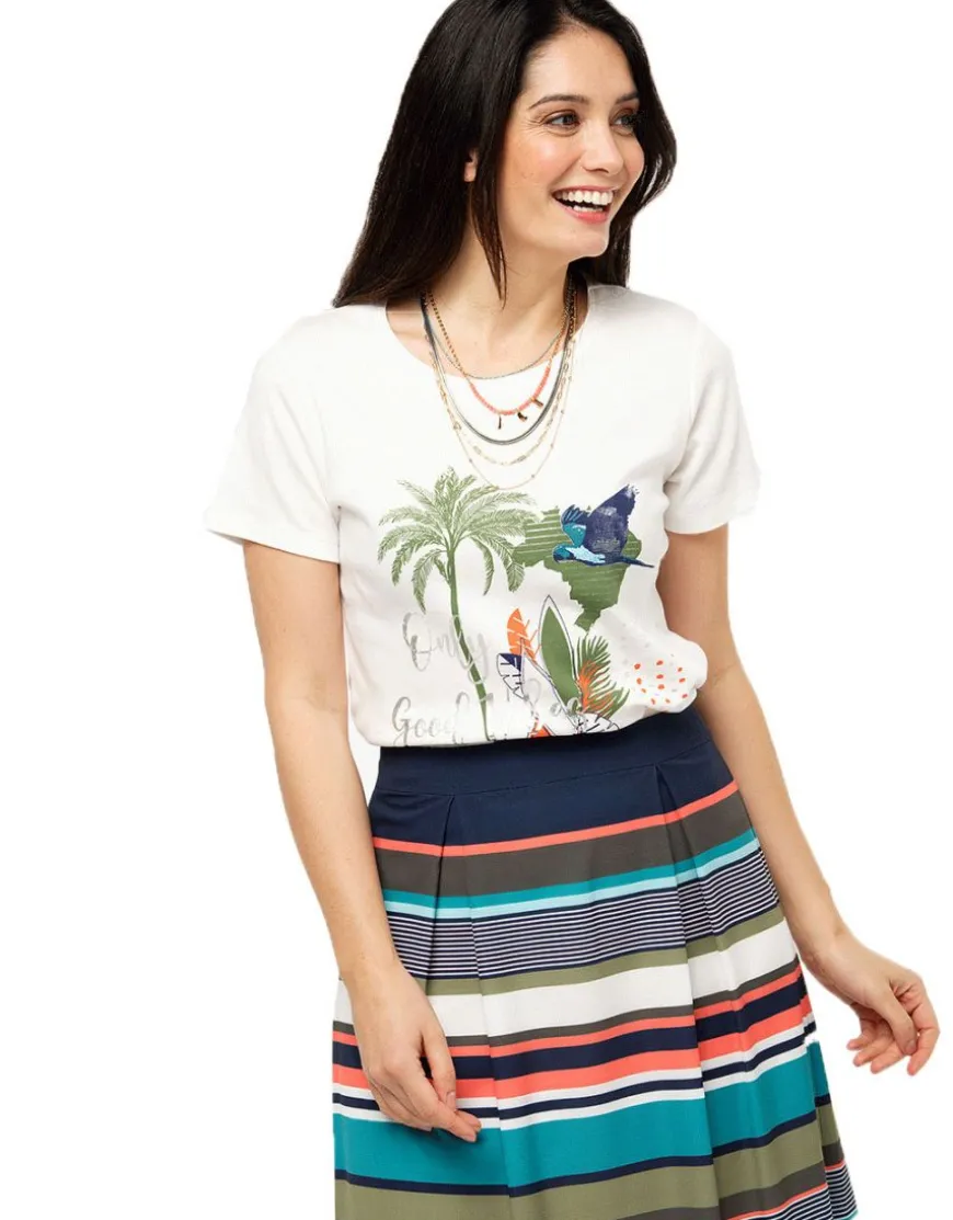 T-shirt blanc 100% coton