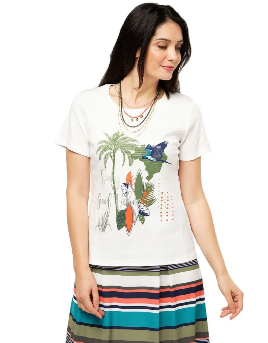 T-shirt blanc 100% coton