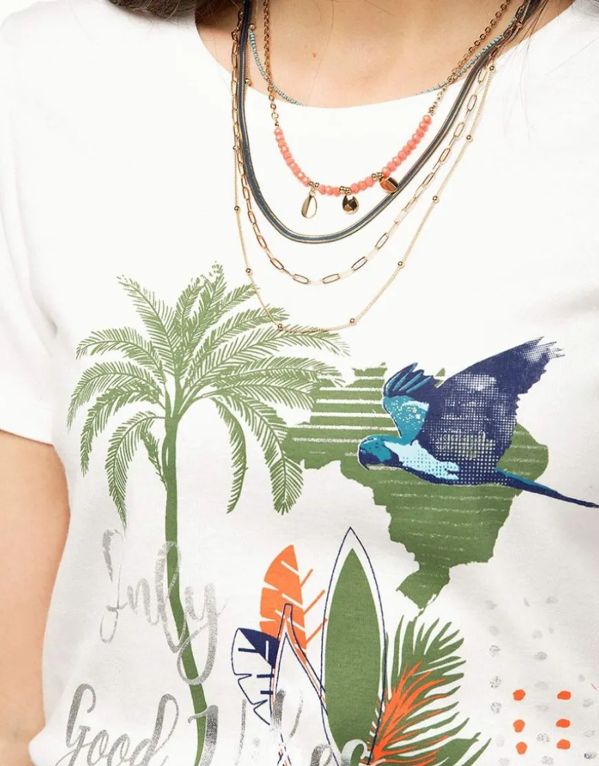 T-shirt blanc 100% coton