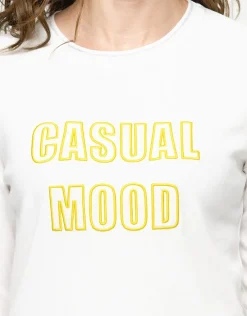 T-shirt blanc coton modal