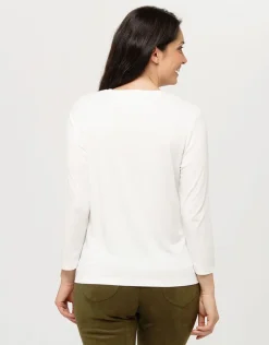 T-shirt blanc imprimé