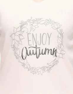T-shirt coton modal rose