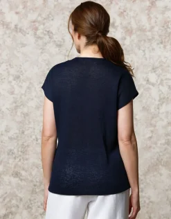 T-shirt fluide marine