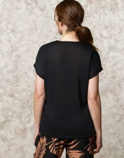 T-shirt fluide noir