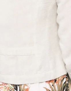Veste 100% lin beige