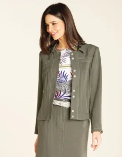 Veste chic kaki