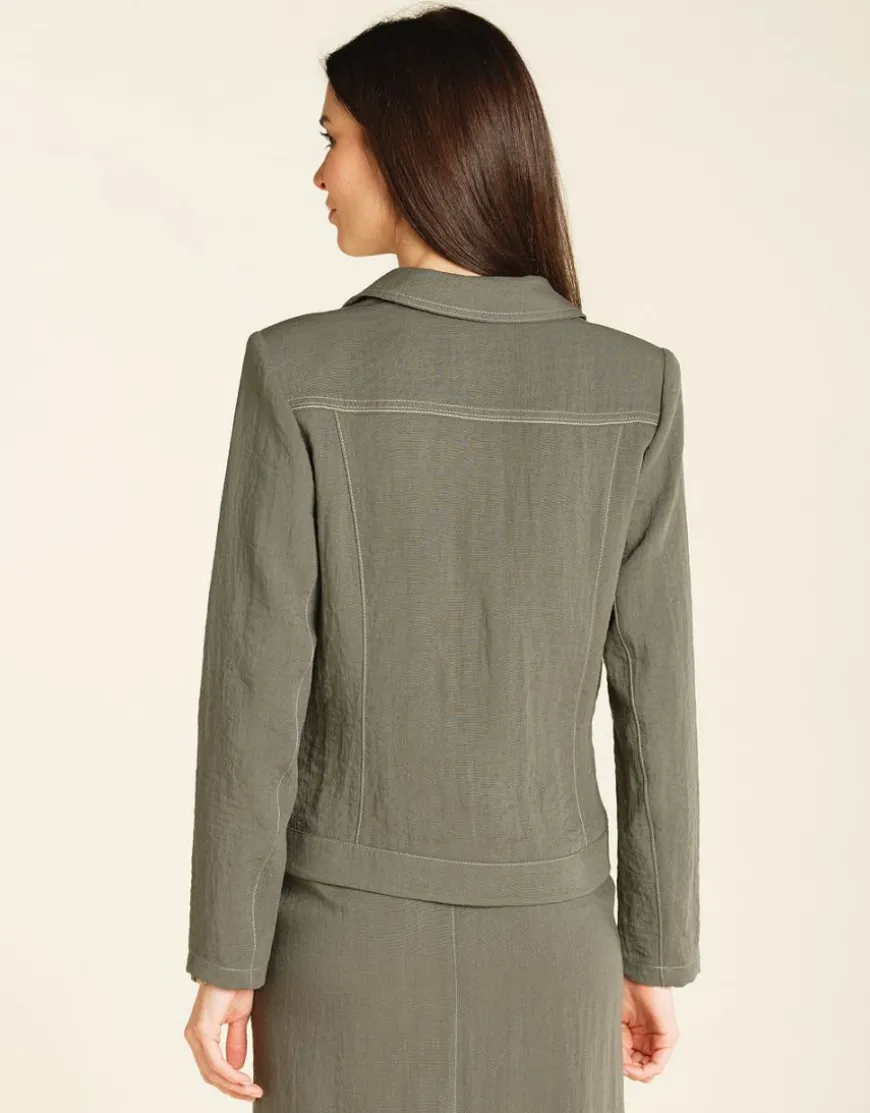 Veste chic kaki