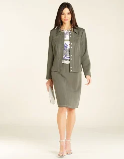 Veste chic kaki