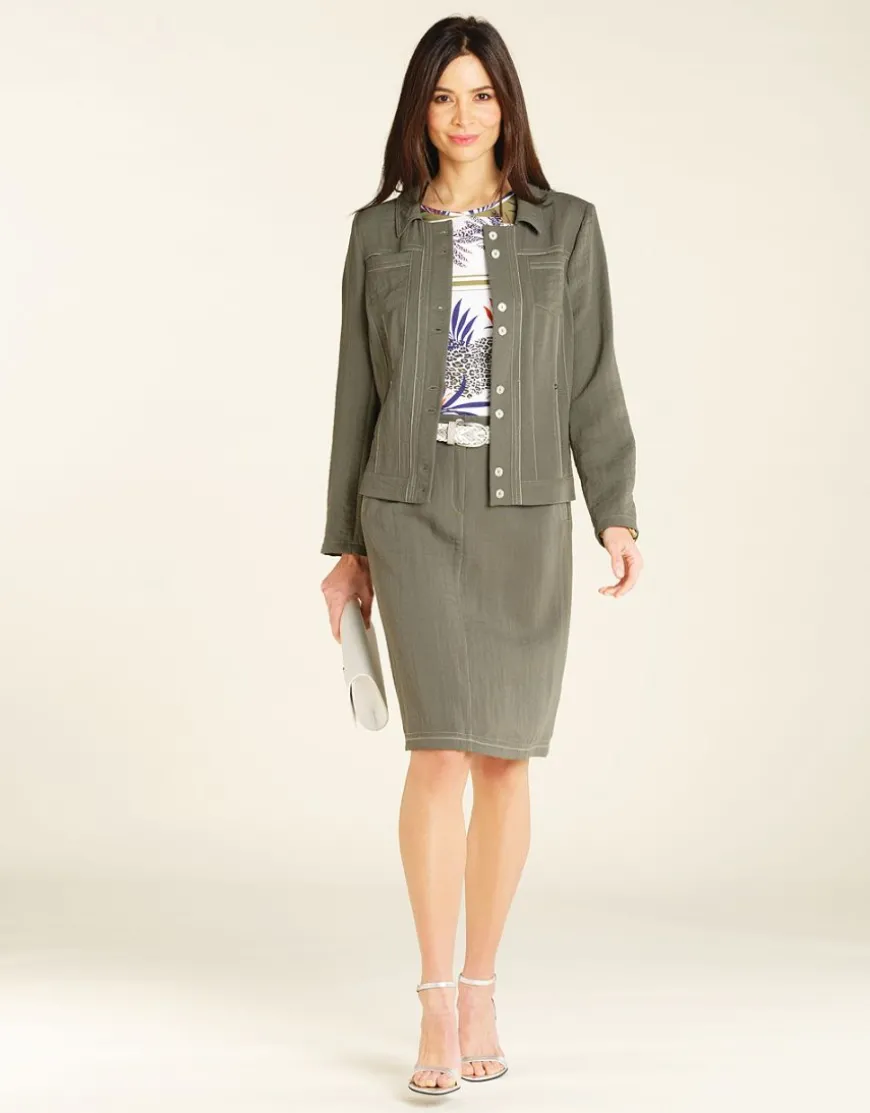 Veste chic kaki