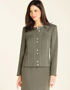 Veste chic kaki