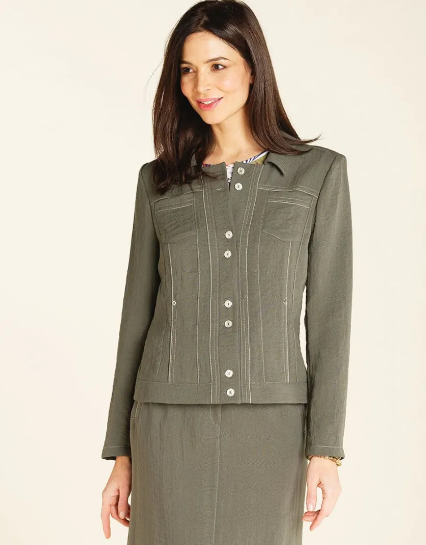 Veste chic kaki